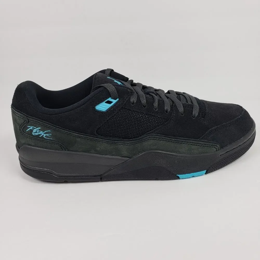 Nike Air Jordan Flight Court Mens Size 10 Black Gamma Blue Anthracite Shoes